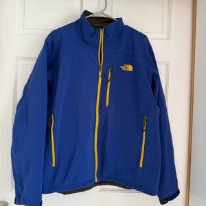 Blue and Gold North Face fall/spring jacket
